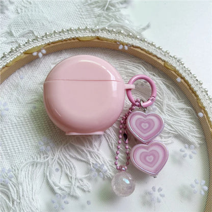Cute Keyring Case for Lenovo HT38 Protective Cover Wireless Bluetooth Headphone Case for Lenovo HT38 Earbuds Cover
