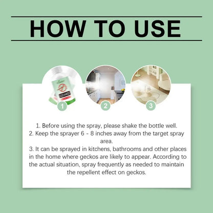 Gecko Repellents Spray 50ml Lizard Repellents Lavender Oil Gecko Spray Repel Repeller Control Pet Safe Reptile Deterrents for