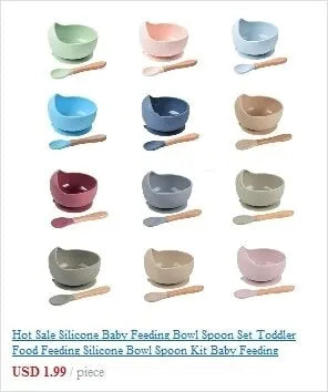 Baby Silicone Soft Spoon Training Feeding Spoons for Children kids  Infants Temperature Sensing