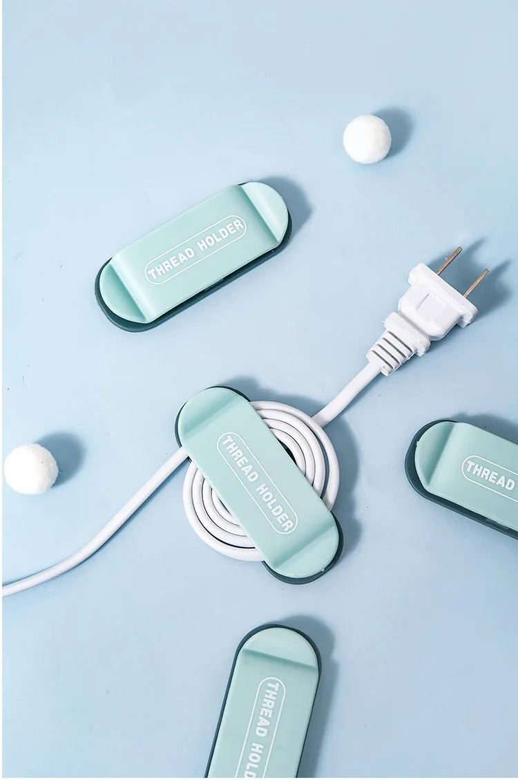 MOHAMM 1 Piece Cute Cable Organizers Holder Clips for Desktop Cord Organizers Management Office Home