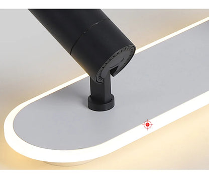 LED Ceiling Lights With Spotlights Minimalist Track Lights for Bedroom Lobby Dining Room Hall Corridor Long Strip Ceiling Lamps