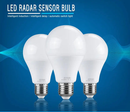 Radar Sensor LED Bulb E27 Motion Sensor Light Bulbs Smart LED Lamp Energy Saving Bombillas For Porch Stair Hallway Garage Lights