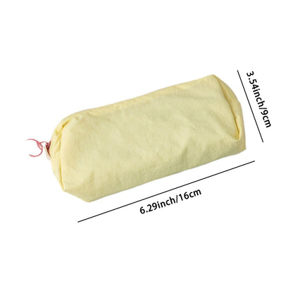Pencil Case Pouch Bag School Supplies for Girls, Cute Pen Case, Simple Large Big Capacity Zipper Stationery Bag