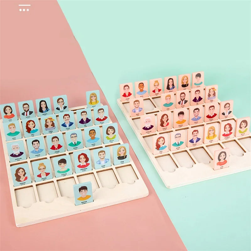 Family Guessing Games Guess Who Am I Classic Board Game Toys Memory Training Parent Child Leisure Time Party Indoor Games
