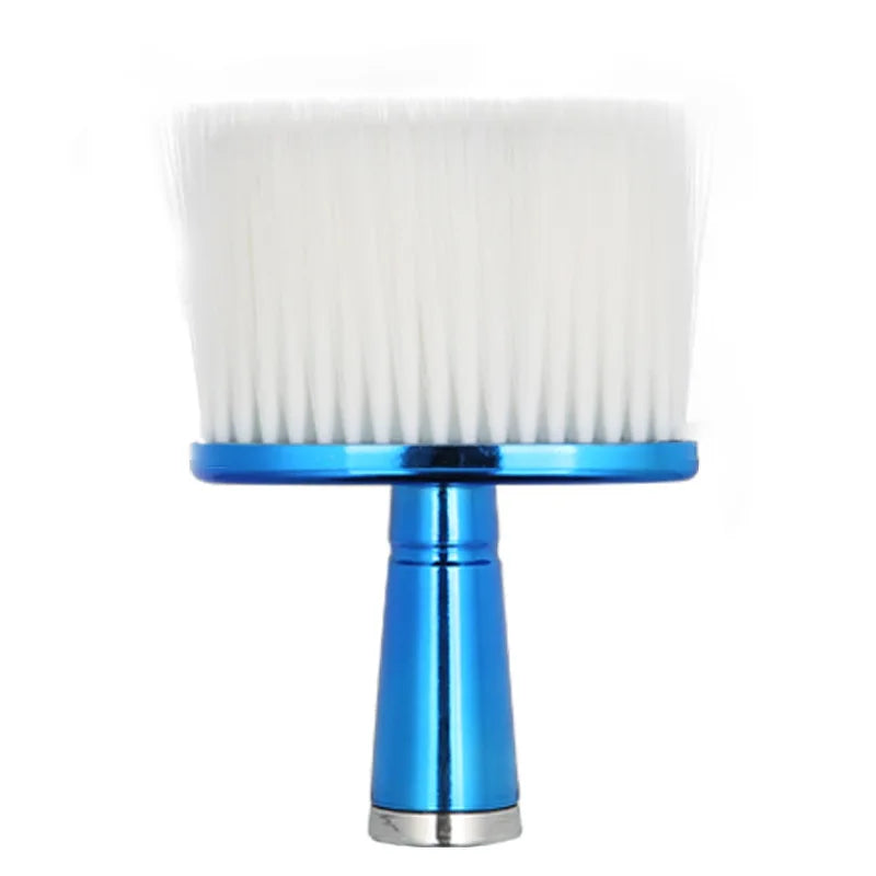 Hairdresser Uses A Brush To Beautify Hair, Nylon Soft Bristle Brush To Sweep Hair, Clean Hair, and Brush Hair Fragments. Home Ha