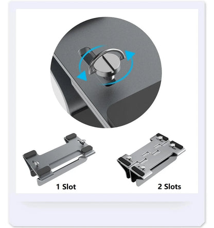 Laptop Stand Vertical Tool-Free Adjustable Aluminum Vertical Laptop Stand Holder Width From 12-30mm Support Almost All Laptop