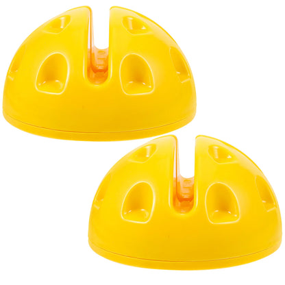 2Pcs Flag Base Durable Plastic Stability Soccer Agility Pole Basketball Training Equipment Team Sports Supplies