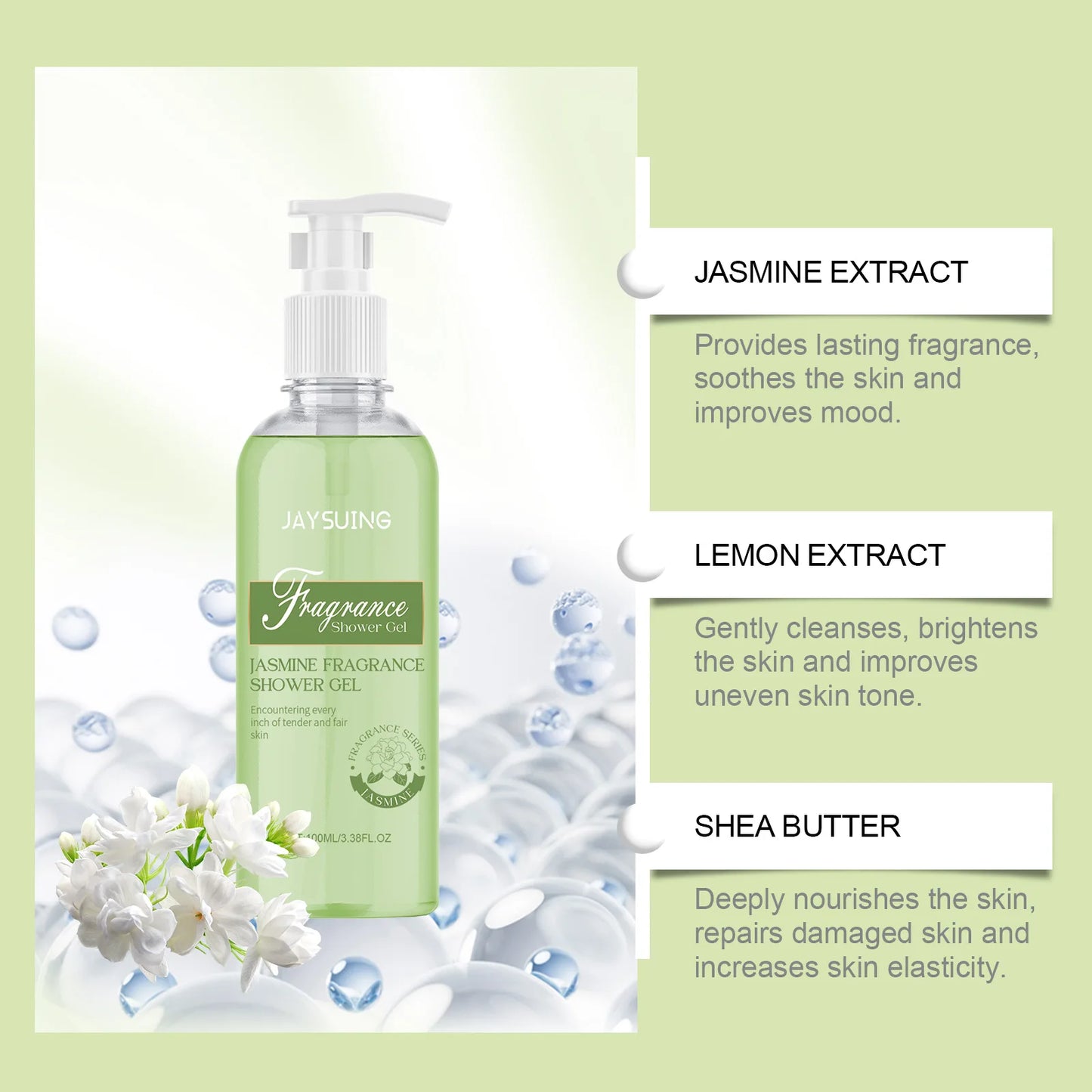 Fragrant Shower Gel Body Wash Perfume Long Lasting Fragrance Deep Cleansing Moisturizing Refresh Smooth Exfoliating Bath Lotion