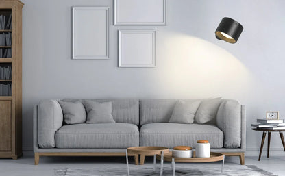 Led 2 in 1 Wall Lights Touch Control 2000mah Battery Usb Recharge 360° Rotatable Wireless Portable  Bedroom Reading Night Lamp