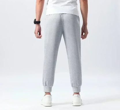 Men's printed waist sports pants street casual pants sports pants suitable outdoor sports and leisure pure jogging pants