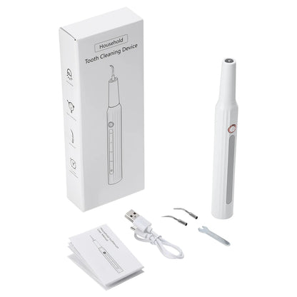Ultrasonic Dental Calculus Remover With LED Light Teeth Plaque Scaler Tartar Stains Cleaner Electric Dental Whitening Oral Tools