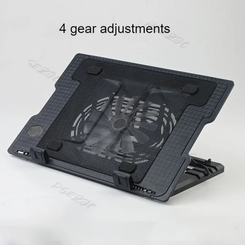 Laptop Cooling Base Is Suitable for 10 Inch/17 Inch Notebook Coolers with Adjustable Lifting and Strong Wind Power
