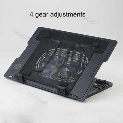 Laptop Cooling Base Is Suitable for 10 Inch/17 Inch Notebook Coolers with Adjustable Lifting and Strong Wind Power