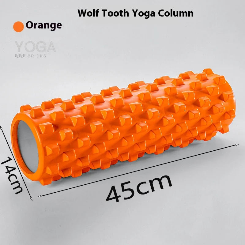 45cm Fitness Foam Roller Yoga Column Muscle Relaxation Massage Roller Pilates Exercicios Equipment Back Roller Massage Stick