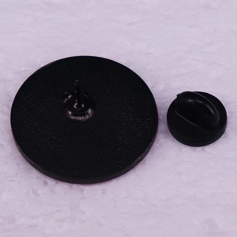 American animated superhero television series T logo Badge Enamel pins Jewelry Accessories