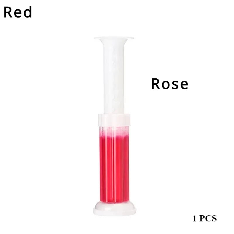 1Pcs Toilet Bowl Cleaner Gel Flower Petals-Long-Lasting Freshness,Odor Eliminator,Deodorizing Bathroom Stickers for Hygiene
