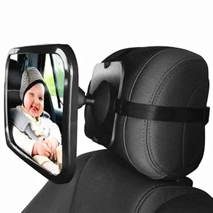 Interior Baby Mirrors Adjustable Wide Car Rear Seat View Child Seat Safety Mirror Monitor Headrest High Quality Interior Styling