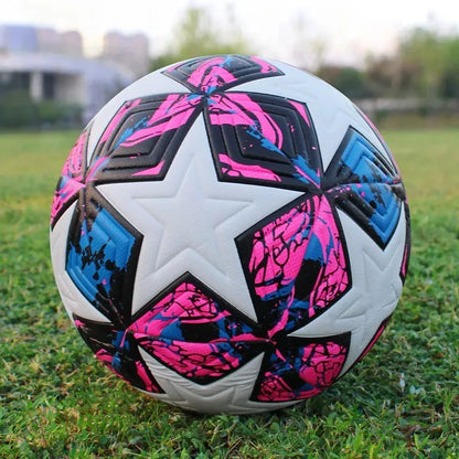 Standard Size 5 Soccer Ball Professional Outdoors Sports Match Balls Training Seamless Football High Quality PU Material