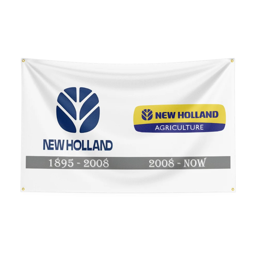 90x150CM TRACTORS New Hollands Agriculture Flag Polyester Printed Excavator Banner For Decor