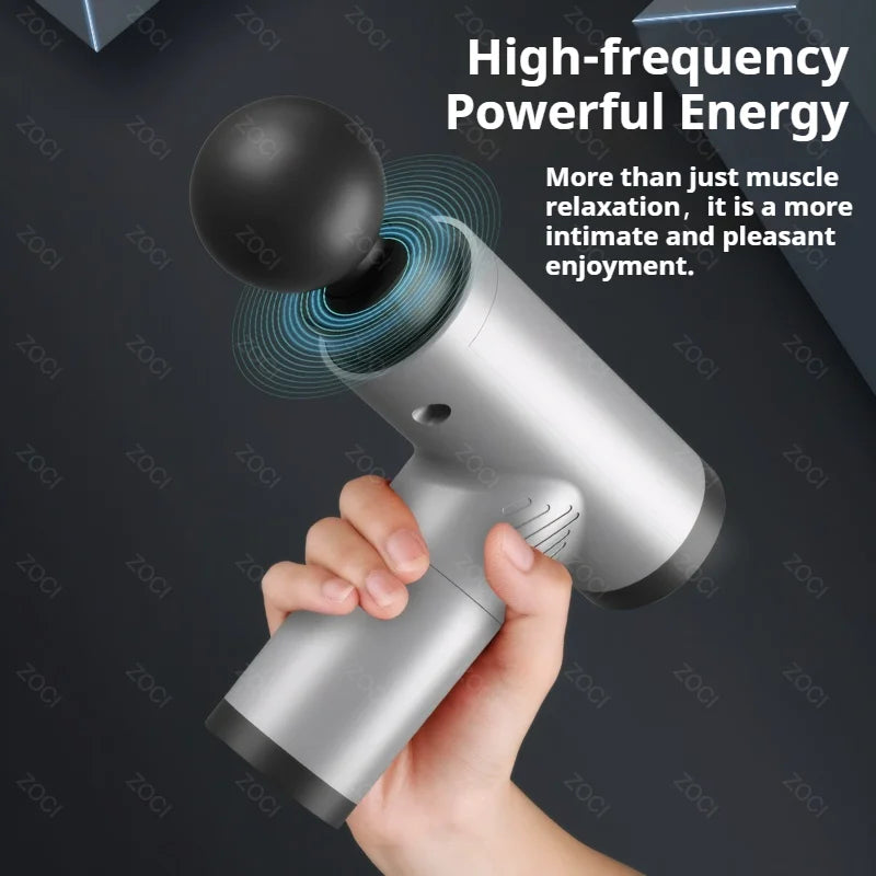 Portable Mini Fascia Gun Handheld Massage Gun Vibration Muscle Massager Deep Tissue Massager for Body Back Neck Leg Foot