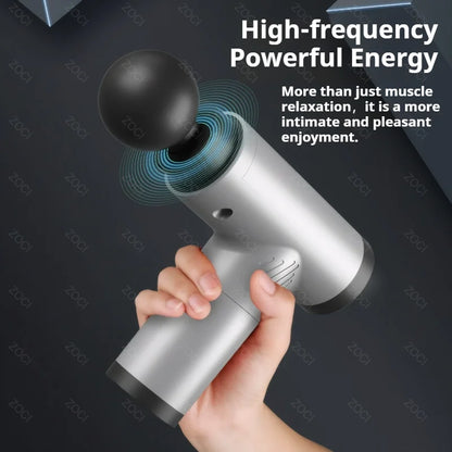 Portable Mini Fascia Gun Handheld Massage Gun Vibration Muscle Massager Deep Tissue Massager for Body Back Neck Leg Foot