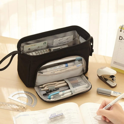 Super Large Capacity Pencil Case School Acsesories Pen Bag Student Box Back to School Office Supplies Statioenry Accessories