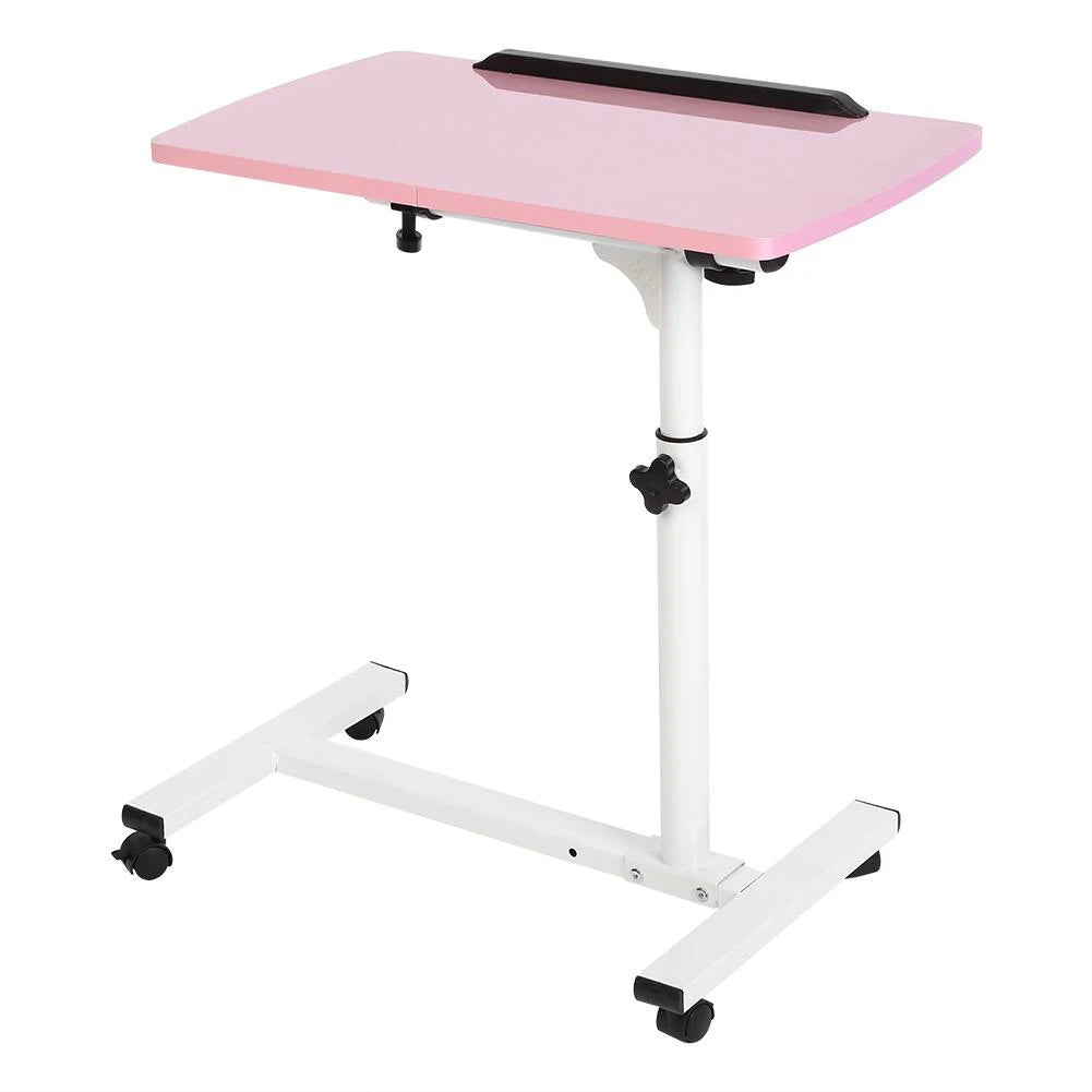 Portable Multifunctional Removable Laptop Desk with Wheels Bed Sofa Books Snack Removable Laptop Desk Laptop Desk with Wheels