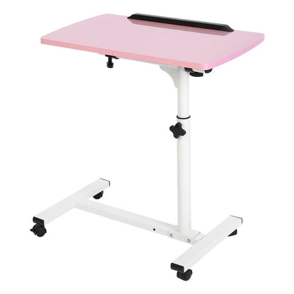 Portable Multifunctional Removable Laptop Desk with Wheels Bed Sofa Books Snack Removable Laptop Desk Laptop Desk with Wheels