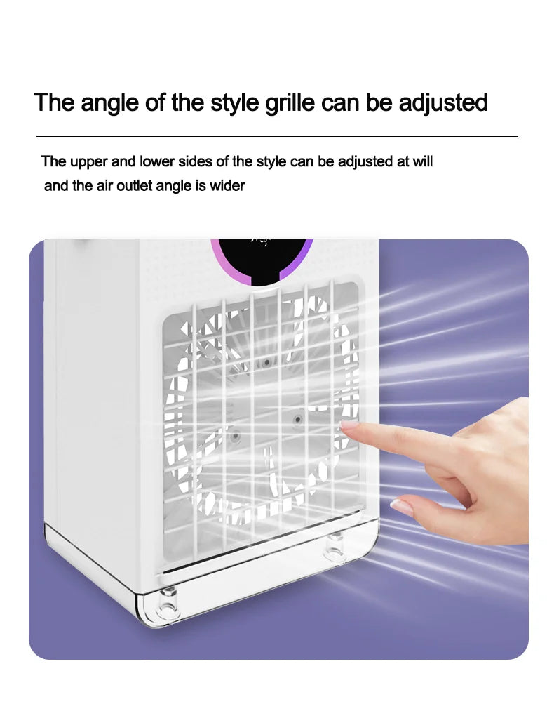 Home desktop air conditioning fan dormitory USB mini electric fan refrigeration air conditioning office small mobile air cooler