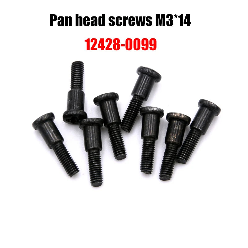 12428 Original Parts 0090-0129 Wltoys 12427 12423 RC Car Spare Part Bearing/Screw/Differential/Servo/Nut/Motor/USB Charger/Light