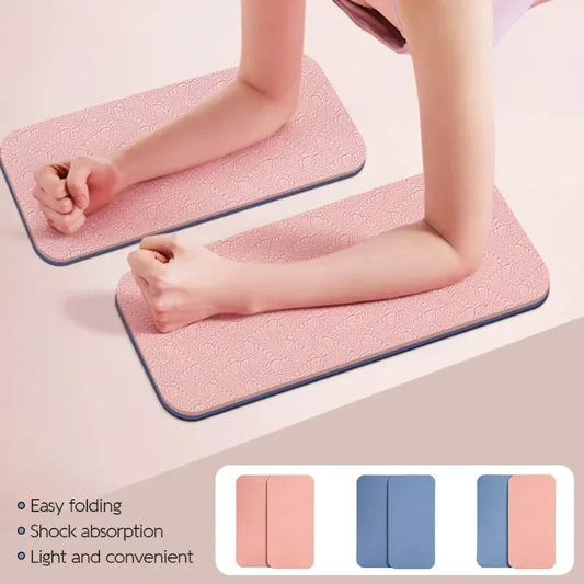 2Pcs Yoga Knee Pad Cushion Soft TPE Pad Support Protective Pad For Elbow Leg Arm Balance Exercise Fitness Workout Yoga Mat