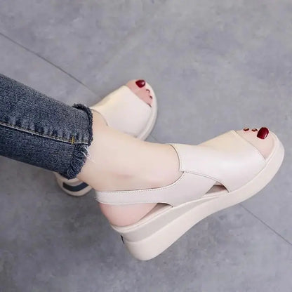 1pc New Fashion Breathable Summer Comfortable Ladies Platform Sandals Wedges Sandals High Heel For Women