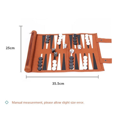 Backgammon Board Game Portable Backgammon Sets For Adults Travel Games Adult Roll Design Children's Puzzle Game Board Strategy