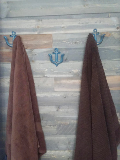 Cast Iron Nautical Anchor Wall Hooks Coastal Theme Decorative Hooks Towel Hanger Jacket Holder Unique Key Hooks Backpack Racks