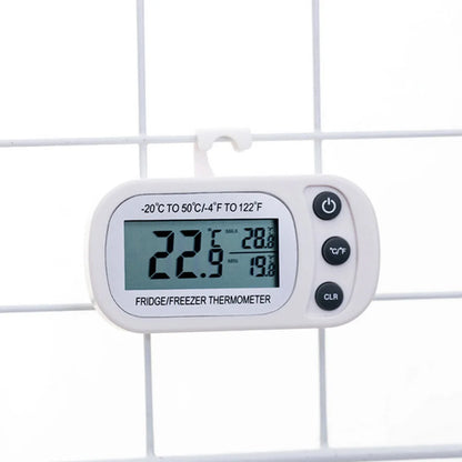 LCD Display Magnetic Refrigeration Refrigerator Hanging Freezer Thermometer Kitchen Tool Fridge Temperature Meter