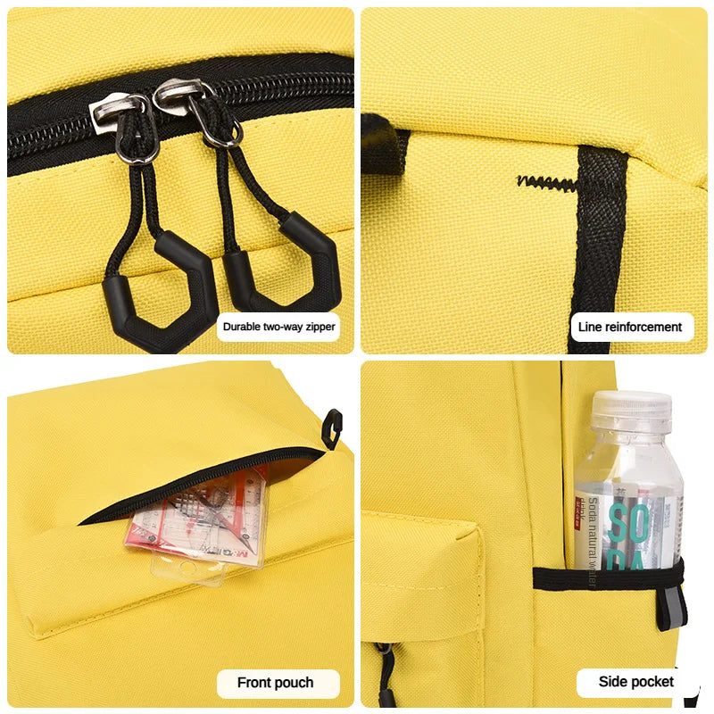 Personalized School Bag Custom Logo School Backpack Training Class Gift School Name Pattern Elementary school backpack wholesale