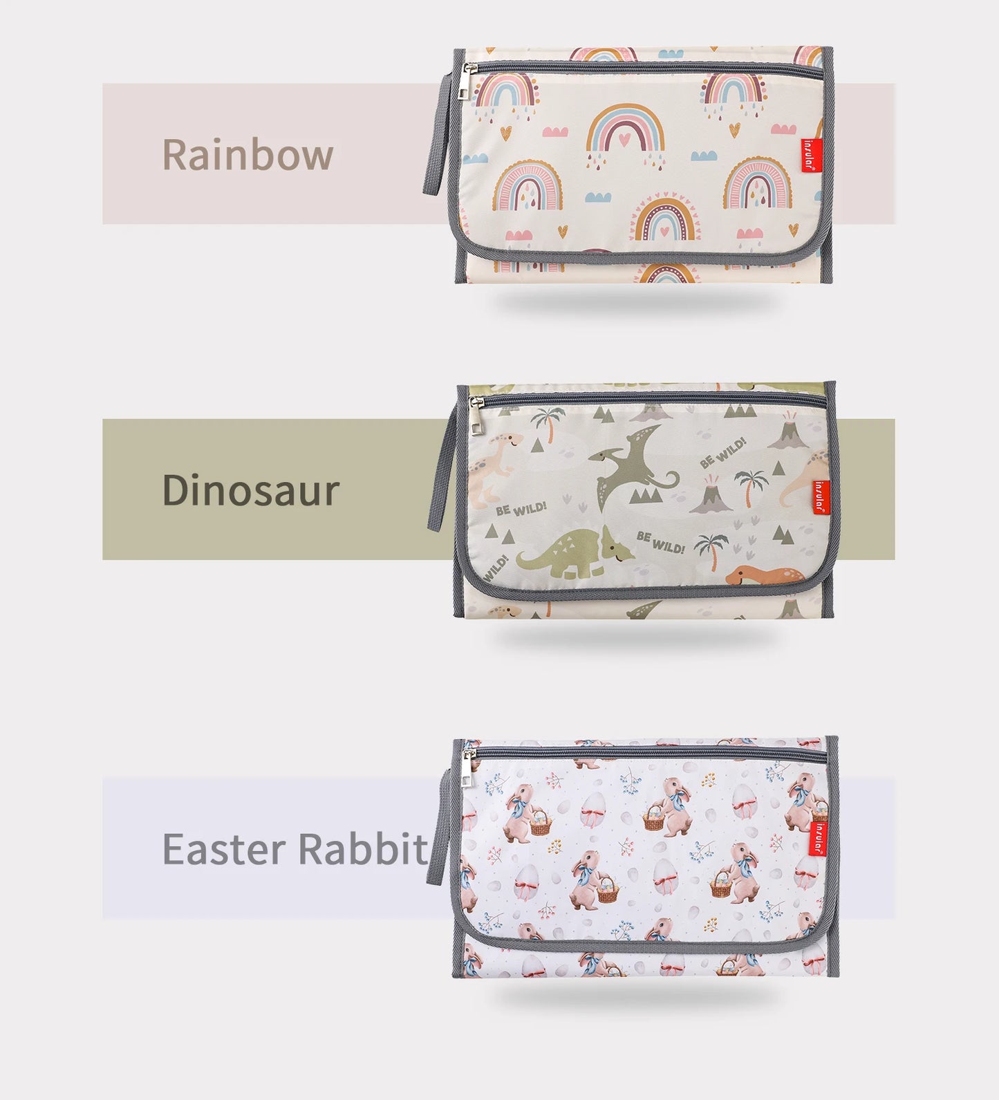 INSULAR Baby Diaper Changing Pad Portable Diaper Bag Waterproof Infant Nappy Sheet Multi-functional Mother-Baby Nursing Products