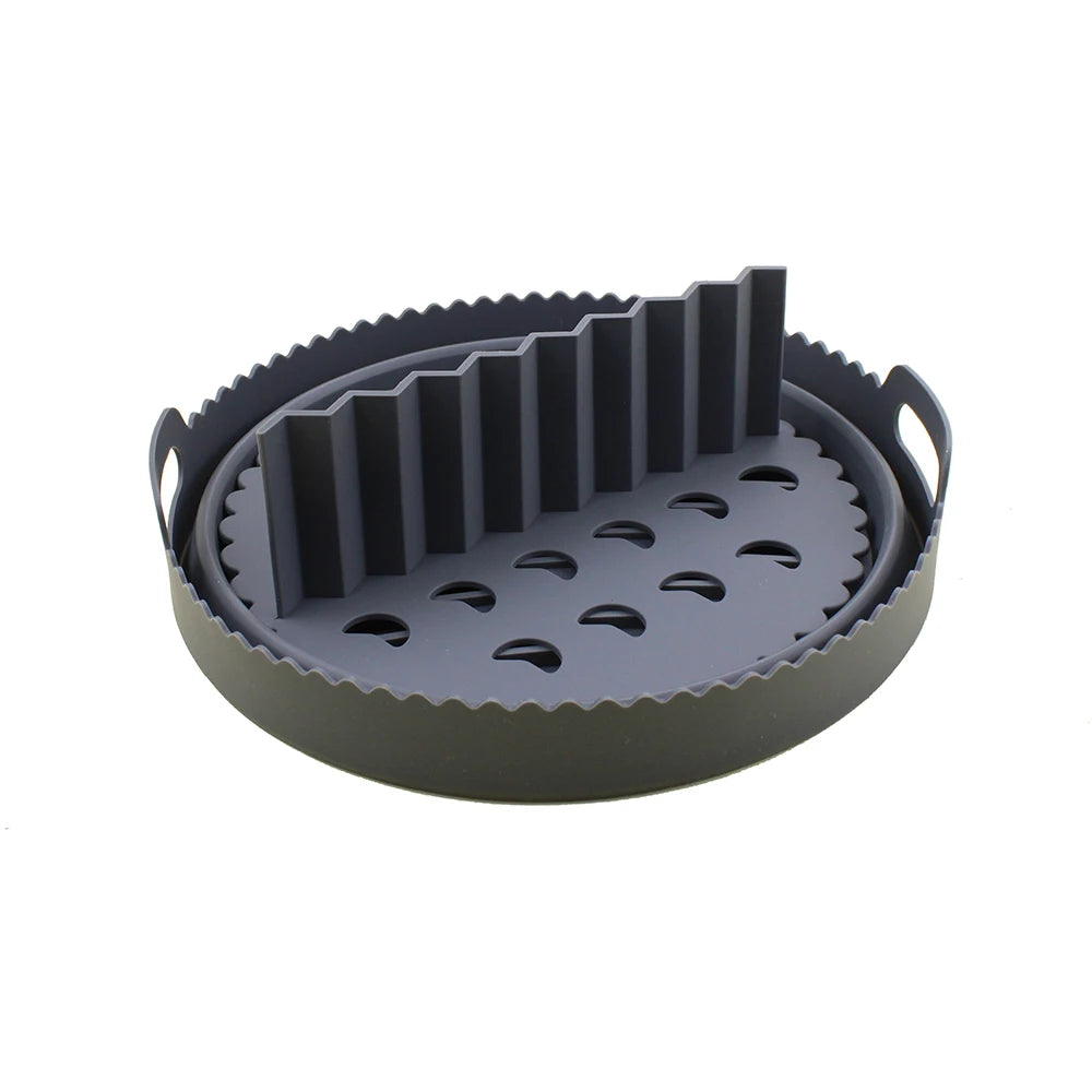 Food Safe Silicone Pot Air Fryer Liners Reusable Heat Resistant reasonable price eazy clean air fryer silicone liners