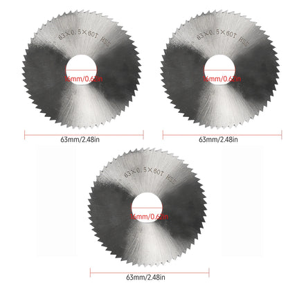 2.5inch Circular Saw Alloy Saw Blade Diameter 63mm HSS Saw Blade Emery Saw Blade Resin Saw Blade Electric Saw Blade Power Tools