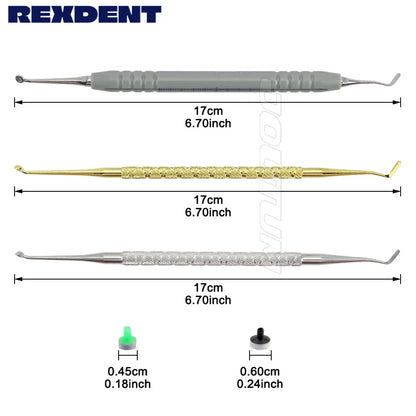 Teeth Whitening Resin Filling kit Molding Tools Light Cure Resin Filling Spatula Mixing Handle and Foam Pads Kit
