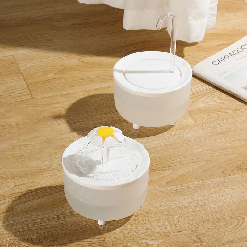 Plug 1L Automatic Pet Water Fountain with Water Filter for Cats, Featuring Cat Drink Bowl and Drinking Dispenser Drinker