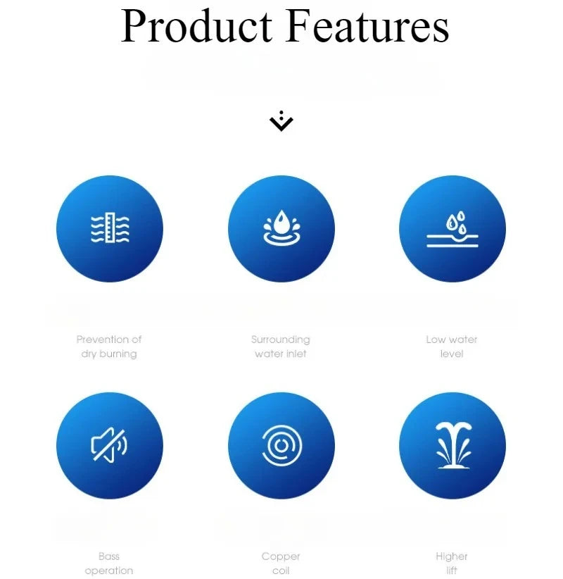 Cat Water Fountain Filter USB Water Pump Filter Pets Turtle Water Dispenser Micro Brushless Mini Silent Submersible Pump