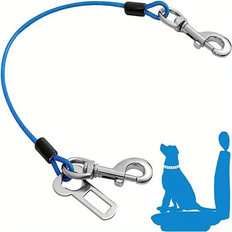 1Pc Chew-Proof Dog Car Harness Durable,Comfy & Secure Seat Belt for Small/Medium Dogs-A Pet Travel Essential
