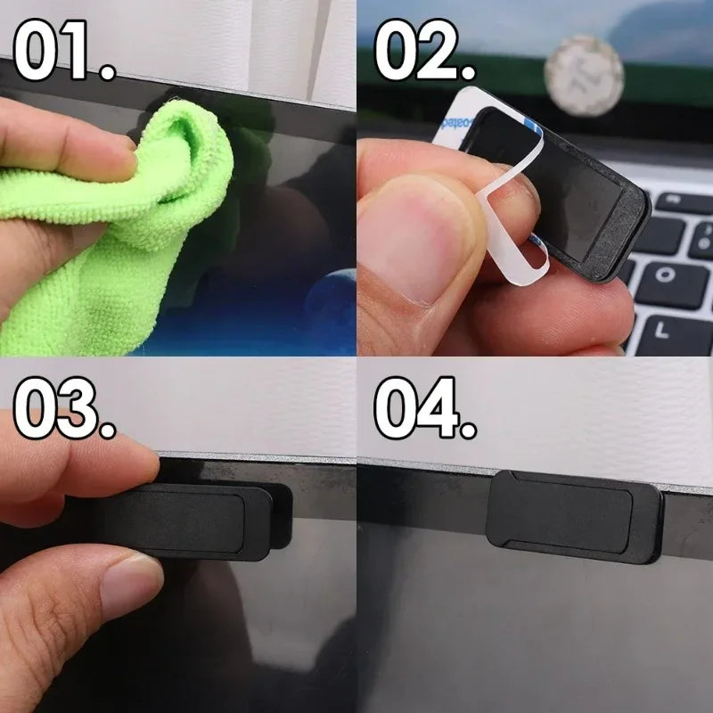 1-10PCS Webcam Cover Laptop Camera Cover Slide For iPhone iPad MacBook Pro Ultra Thin Camera Mobile Phone Lenses Privacy Sticker