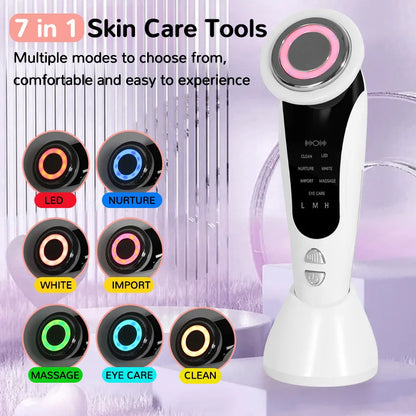 7 in 1 Face Lifting Face Lifting Massager Portable Home Use Electric Skin Care Tool Face Lift Massage Whitening Skin Tightening