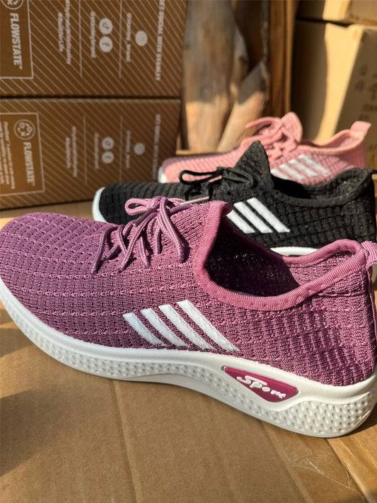 Comfortable Coconut Women's Casual Sports Shoes, Lightweight Breathable Soft-Soled Mesh Fashionable womens shoes women shoes