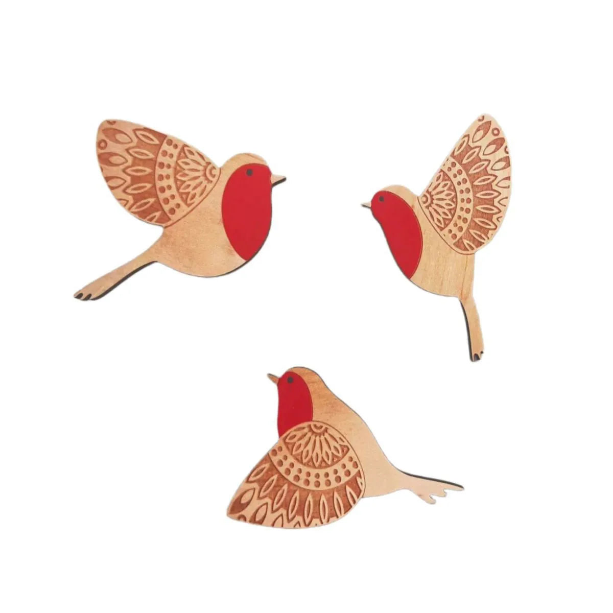 Wooden Birds Wall Decor, Birds Wood Wall Art, Animals Wall Decor Bathroom Decor Bedroom Decor And Kitchen Wall Decor, Wall Decor