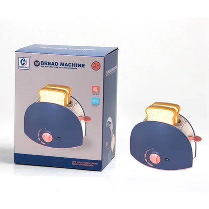 New Interactive Electric Kitchen Playset for Kids Mini Simulation Household Appliances Light Toy Gifts for Children Boys Girls