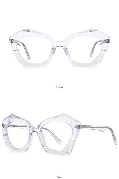 54325 Sexy Ladies Cat Eye Acetate Floral Glasses Frames Butterfly Frame Women Fashion Glasses Frame