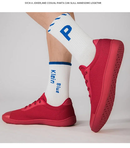 Sneakers for Men New Wide Barefoot Sneaker Fashion Flats Soft Zero Drop Sole Wider Toe Light Weight Fashion Shoes Plus Size